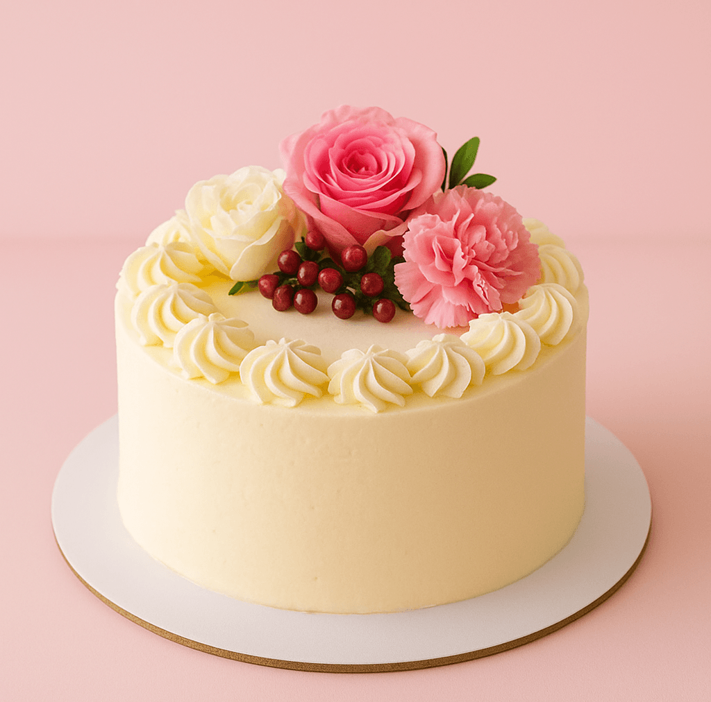 6" Whipped cream round