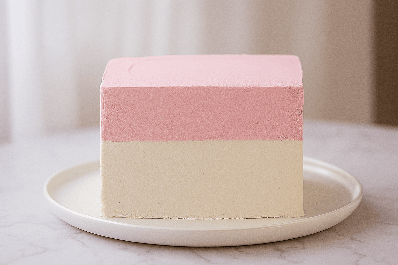 6" Whipped cream square