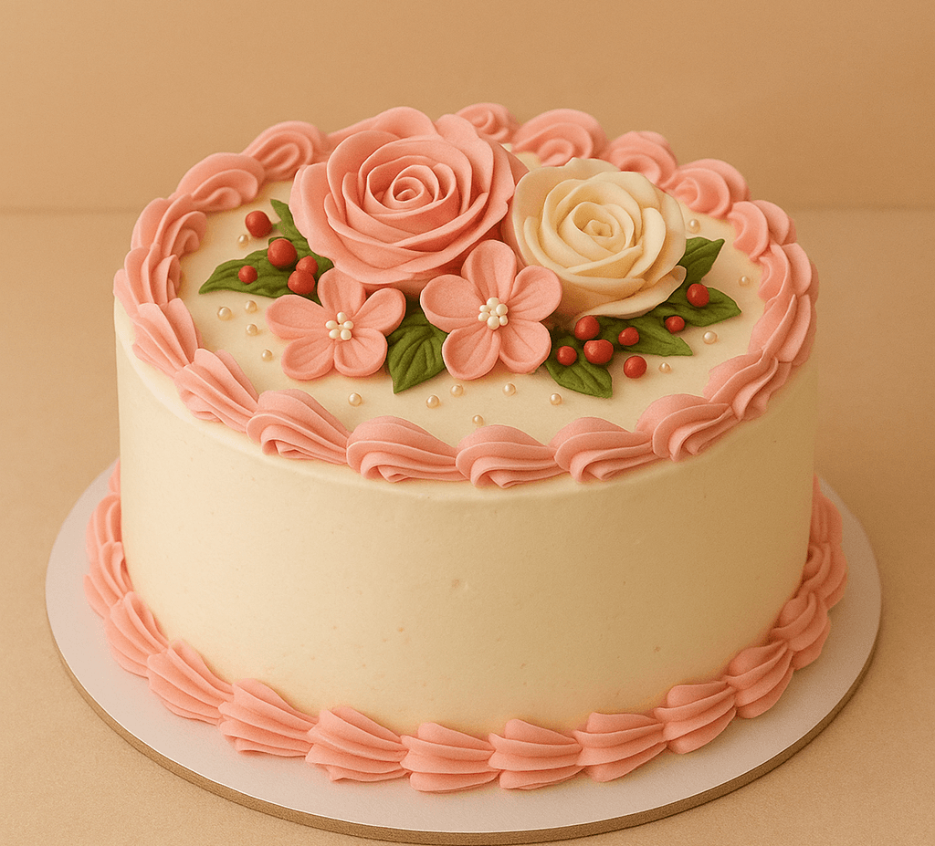 9" Whipped cream round